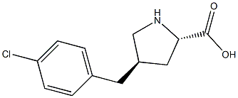 (2S,4R)-4-(4-chlorobenzyl)pyrrolidine-2-carboxylic acid picture