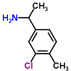 1-(3-Chloro-4-methylphenyl)ethan-1-amine structure