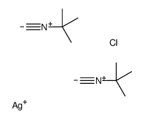 silver,2-isocyano-2-methylpropane,perchlorate Structure