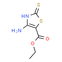 5-Thiazolecarboxylicacid,4-amino-2,3-dihydro-2-thioxo-,ethylester(9CI)结构式