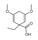 1-ethyl-3,5-dimethoxycyclohexa-2,5-diene-1-carboxylic acid Structure