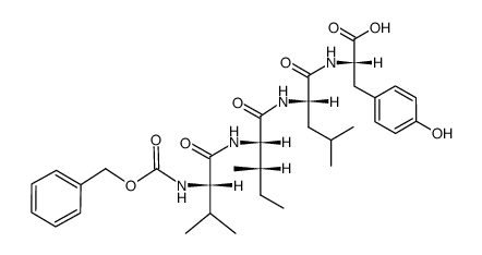 Z-Val-Ile-Leu-Tyr-OH Structure