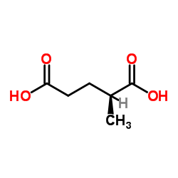 (S)-2-甲基戊二酸结构式