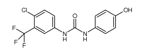 1-(4-chloro-3-(trifluoromethyl)phenyl)-3-(4-hydroxyphenyl)urea图片