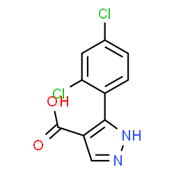 5-(2,4-Dichlorophenyl)-1H-pyrazole-4-carboxylic acid picture