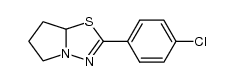 2-(4-chlorophenyl)-5,6,7,7a-tetrahydropyrrolo[2,1-b]-1,3,4-thiadiazole Structure