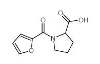 1-(2-FUROYL)PYRROLIDINE-2-CARBOXYLIC ACID structure