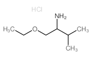 1-Ethoxy-3-methyl-2-butanamine hydrochloride结构式