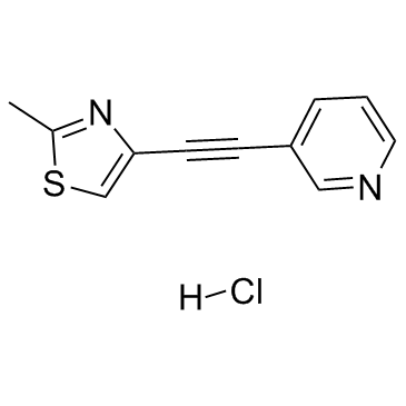 3-[2-(2-甲基-4-噻唑基)乙炔基]吡啶盐酸盐图片