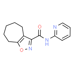 N-(pyridin-2-yl)-5,6,7,8-tetrahydro-4H-cyclohepta[d][1,2]oxazole-3-carboxamide picture