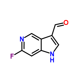 6-Fluoro-1H-pyrrolo[3,2-c]pyridine-3-carbaldehyde structure