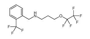 3-(Pentafluoroethoxy)-N-[2-(trifluoromethyl)benzyl]-1-propanamine Structure