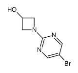 1-(5-bromopyrimidin-2-yl)azetidin-3-ol Structure