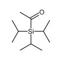 1-tri(propan-2-yl)silylethanone结构式