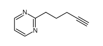 Pyrimidine, 2-(4-pentynyl)- (9CI)结构式