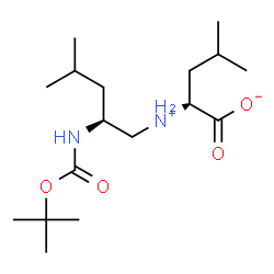 BOC-LEU-(R)-LEU-OH Structure