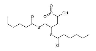 2,3-bis(hexanoylthio)propylphosphomethanol Structure