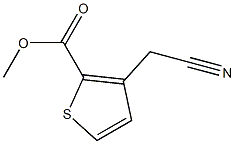 3-Cyanomethyl-thiophene-2-carboxylic acid methyl ester Structure