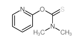 Carbamothioic acid, N,N-dimethyl-,O-2-pyridinyl ester结构式