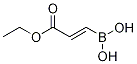 (E)-3-ethoxy-3-oxoprop-1-enylboronic acid结构式