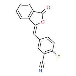 (Z)-2-氟-5-((3-氧代异苯并呋喃-1(3H)-亚乙基)甲基)苯甲腈图片