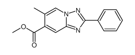 methyl 6-methyl-2-phenyl-[1,2,4]triazolo[1,5-a]pyridine-7-carboxylate Structure