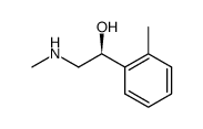 (+)-(S)-N-methyl-2-hydroxy-2-<(2-methyl)phenyl> ethylamine Structure