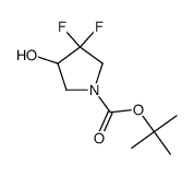 3,3-二氟-4-羟基吡咯烷-1-羧酸叔丁酯图片