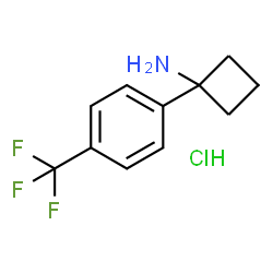 1-(4-(trifluoromethyl)phenyl)cyclobutanamine hydrochloride图片