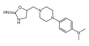 4,5-Dihydro-5-((4-(4-(dimethylamino)phenyl)-1-piperazinyl)methyl)-2-ox azolamine picture