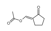 2-Acetoxymethylen-cyclopentanon结构式