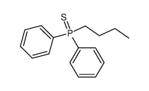 butyldiphenylphosphine sulfide Structure