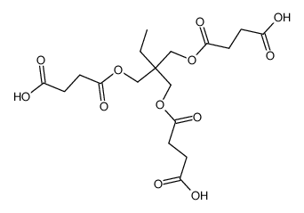 Succinic acid mono-[2,2-bis-(3-carboxy-propionyloxymethyl)-butyl] ester Structure