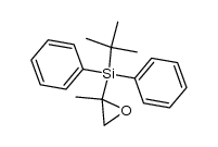 1-tert-butyl(diphenyl)silyl-1-methylepoxyethane结构式