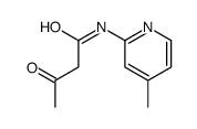 N-(4-METHYLPYRIDIN-2-YL)-3-OXOBUTANAMIDE Structure