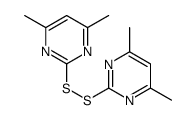 2-[(4,6-dimethylpyrimidin-2-yl)disulfanyl]-4,6-dimethylpyrimidine结构式