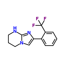 2-(2-(trifluoromethyl)phenyl)-5,6,7,8-tetrahydroimidazo[1,2-a]pyrimidine structure