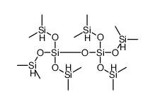 tris(dimethylsilyl) tris(dimethylsilyloxy)silyl silicate Structure