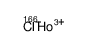 holmium-166(3+),trichloride结构式