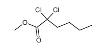 Methyl-2,2-dichlorhexanoat Structure