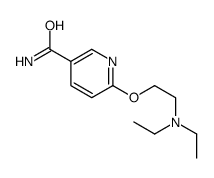 6-[2-(Diethylamino)ethoxy]-3-pyridinecarboxamide Structure