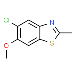 Benzothiazole, 5-chloro-6-methoxy-2-methyl- (9CI) picture