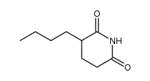 3-butyl-piperidine-2,6-dione Structure