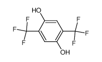 2,5-bis(trifluoromethyl)-1,4-hydroquinone结构式