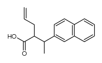 2-(2-Naphthyl)-3-carboxy-hexen-(5)结构式