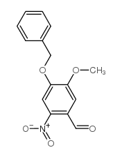 4-(BENZYLOXY)-5-METHOXY-2-NITROBENZALDEHYDE Structure