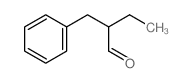 Benzenepropanal, a-ethyl-结构式