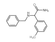 2-BENZYLAMINO-2-M-TOLYLACETAMIDE结构式