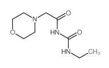 4-Morpholineacetamide,N-[(ethylamino)carbonyl]- Structure