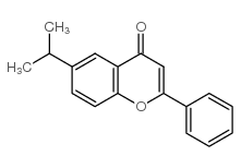 6-ISO-PROPYLFLAVONE结构式